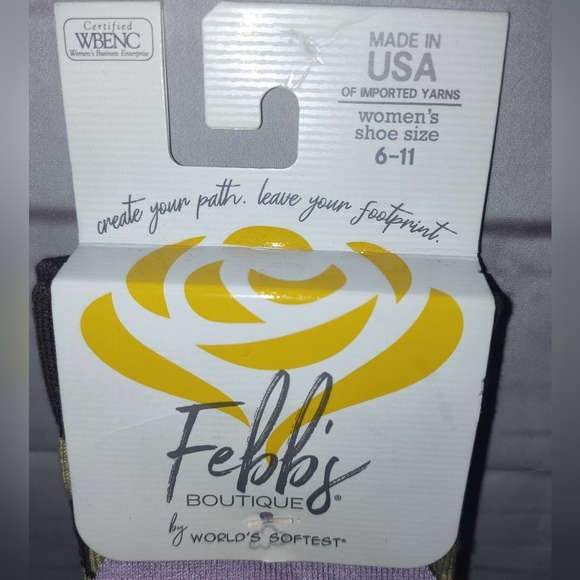 SALE!! World's Softest Socks Febb's Boutique Socks - Picture 4 of 5